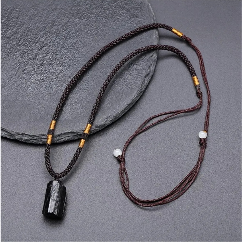 Stylish Black Tourmaline Pendant